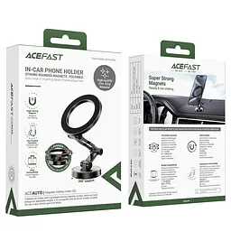 Автотримач для телефона Acefast D20 magnetic folding holder сірий - мініатюра 2
