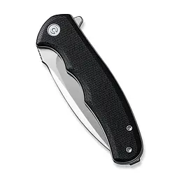 Ніж складаний кишеньковий Civivi Mini Praxis, (7.5 см) D2 / G10 чорний - мініатюра 10
