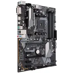 Материнська плата Asus Prime AM4 (B450) B450-PLUS, B450, 4xDDR4, CrossFire, Int.Video(CPU), 6xSATA3, 1xM.2, 1xPCI-E 16x 3.0, 1xPCI-E 16x 2. ALC887-VD2, RTL8111H, 6xUSB3.1/8xUSB2.0, DVI-D/HDMI, ATX - мініатюра 3