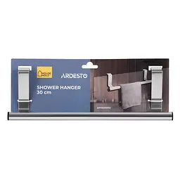 Вішак для душової кабіни Ardesto Vigor нержавіюча сталь 30 см (ARHB3103SV) - мініатюра 2