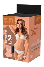 Мастурбатор Dreamtoys Girl Next Door Lisa з вібрацією тілесний - мініатюра 5
