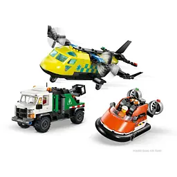 Конструктор LEGO City Ремікс літака, вантажівки та судна на повітряній подушці 990 деталей (60505) - мініатюра 3