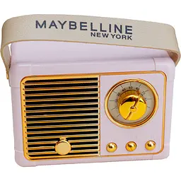 Блютуз-музична колонка Maybelline NY в подарунок при покупці вибраної декоративної косметики Maybelline New York від 899 грн. К-сть подарунків обмежена