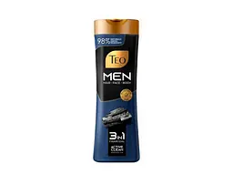 Шампунь-гель для душу TEO 350мл 3in1 Charcoal Active clean