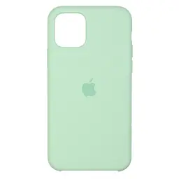Силиконовый противоударный чехол-накладка для Apple iPhone 11 Pro Max, панель с защитой всего корпуса, софт-тач, pistachio, ArmorStandart (ARM59048)