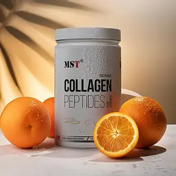 Препарат для суглобів і зв'язок MST Nutrition Collagen Peptides + Fortigel, 500 грам - Зелене яблуко