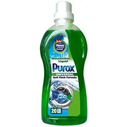 Гель для прання PUROX 1л для всих типів тканин Автоматичне UNIVERSAL