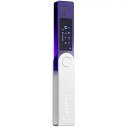Апаратний гаманець для криптовалют Ledger Nano X Cosmic Purple (LNXCP) - мініатюра 4