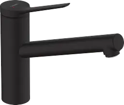 Змішувач Hansgrohe Zesis M33 150 1jet кухонний 74802670 Matt Black Чорний матовий