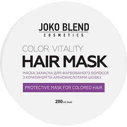 Маска для фарбованого волосся Joko Blend Color Vitality, 200 мл - мініатюра 2