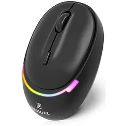 Комп'ютерна миша Real-El RM-440W Rechargeable Wireless Black teh0024024
