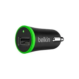 Автомобільний зарядний пристрій Belkin (1USB, 2.4A) Чорний (F7U002bt06-BLK)_OEM - мініатюра 2