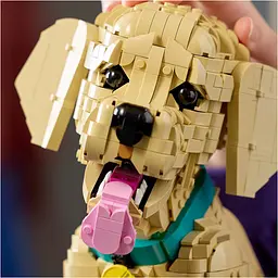 Уцінка. Конструктор LEGO Icons Цуценя золотистого ретривера 2102 деталі (11384) - мініатюра 2