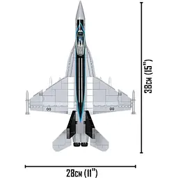 Конструктор Cobi Топ Ган 2 Истребитель-бомбардировщик F/A-18E/F Супер Хорнет, 570 деталей (COBI-5805) - мініатюра 9