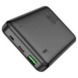 Портативний ЗП Power Bank Hoco J87 Tacker PD20W+QC3.0 10000 mAh Чорний - мініатюра 2
