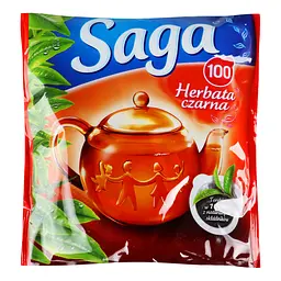 Чай чорний Saga Herbata, 140 г (100 шт. х 1.4 г) (917459) - мініатюра 2