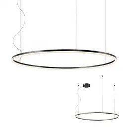 Підвісний світильник Redo ORBIT SU LED 84W 3000K D1200 SAND BLACK (4.1.2) 01-1951