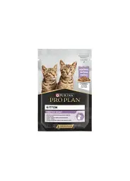 Вологий корм для кошенят Purina Pro Plan Kitten Пуріна Проплан з індичкою у підливці пауч 85 г