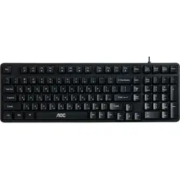 Клавіатура AOC GK116B LED USB UA Black (GK116B/97) - мініатюра 3