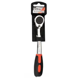 Тріскачка з шестигранником вигнута Yato HEX17 HRC 42-48 72T Cr-V з прогумованою ручкою (DW) (YT-02397) - мініатюра 3