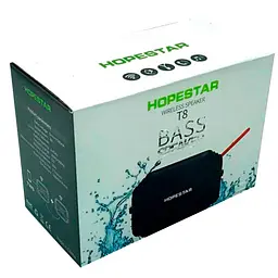 Bluetooth колонка Hopestar T8 потужна влагозахисна акустика - мініатюра 3