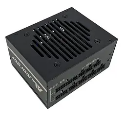 Блок живлення 650 Вт, ALmordor SFX, чорний, модульний, 80+ золотистий, Active PFC, 80 мм, 4xMolex/8xSATA/3x6+2-pin/2x4+4-pin