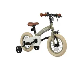 Велосипед-біговел Qplay Miniby 3в1 12" Grey-Green (CB02MiniBy12Grey-Green)