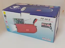Портативна колонка No Brand FP-30-S із сонячною панеллю та ліхтарем - мініатюра 5