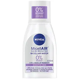 Мицеллярная вода Nivea MicellAir Дыхание кожи 3 в 1 для чувствительной кожи 100 мл (82511)