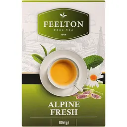 Чай зелений з травами Feelton Alpine Fresh 80 г - мініатюра 2