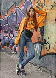 Поясна сумка бананка Sambag Soho BSH чорний 33 х 14 см (82111001) - мініатюра 3