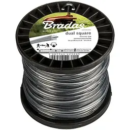 Волосінь для тримера Bradas RIPPER DUAL "квадрат" 2,4мм х 437м ZRK2425KG