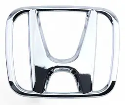 Емблема решітки задня для Honda Хром 98х81 мм Пластик (на скотчі та 2 вусики) (Завод)