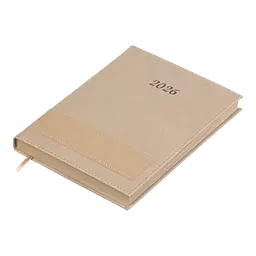 Щоденник датований Buromax Prestige 2026 A5 штучна шкіра бежевий (BM.21147-28) - мініатюра 3