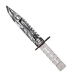 Дерев'яний сувенірний ніж Сувенір-декор «M9 Bayonet Sketch» M9-SK