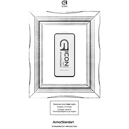 Скло захисне Armorstandart Icon Samsung A54 5G (A546) Black (ARM66212) - мініатюра 3