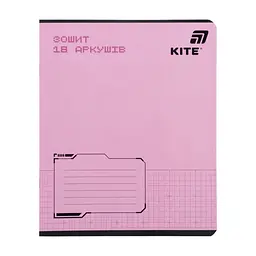 Зошит Kite One color, 18 аркушів, клітинка (K26-236-1), в асортименті - мініатюра 8