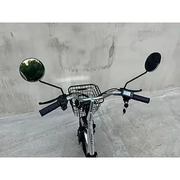 Електровелосипед Minako U18" 600W 60V 26Ah + вантажний посилений багажник сірий - мініатюра 5