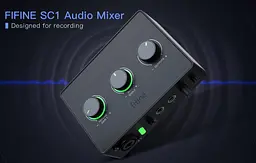 Fifine SC3 з XLR Ampligame Ігровий та стрімерський аудіо мікшер - мініатюра 2