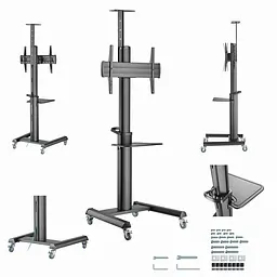 Кронштейн Gembird TVS-70T-02 (VESA600х400) - мініатюра 7