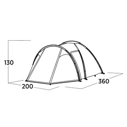 Намет Easy Camp Lomsdal 3 (120479) (931550) - мініатюра 6