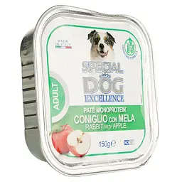 Вологий корм для собак Monge SDE Dog Fruit, монопротеїн, кролик з яблуками, 150 г (70060271) - мініатюра 3