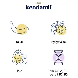 Молочна каша Kendamil з бананом 150 г (92000150) - мініатюра 3
