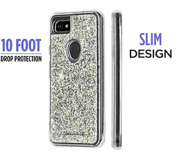 Чохол протиударний з блискітками Case-Mate Twinkle CM038848 Google Pixel 3a (5.6") Stardust (Зоряний пил) - мініатюра 2