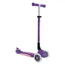 Самокат Globber Elite Lights колеса з підсвіткою 50 кг фіолетово-рожевий (439-603-3) - мініатюра 2