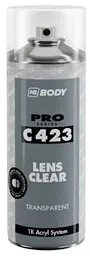 Лак для відновлення блиску фар HB Body Clear Lens, 400 мл аерозоль - мініатюра 4