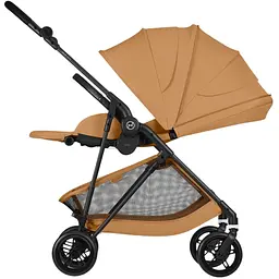 Візок Cybex Melio Carbon Cinnamon Yellow з бампером (526000803) - мініатюра 5