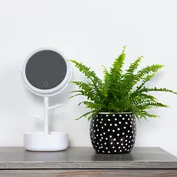 Ваза-кашпо МВМ My Home, 13 см, чорна (DH-FLOWERS-27 BLACK) - мініатюра 4
