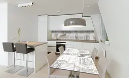 Наклейка на стіл Античність ПВХ плівка для меблів скульптура колони Сірий 60х120 см Happy Pocket Z180835