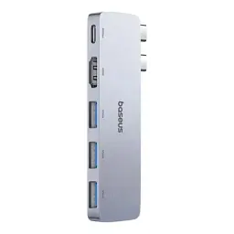 Хаб USB Baseus UltraJoy Grey, 2xType-C 3.0 (B00052801811-04)